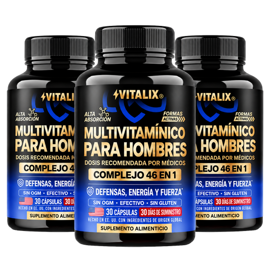 Vítalix® Multivitamínico Diario 46 en 1 Para Hombres